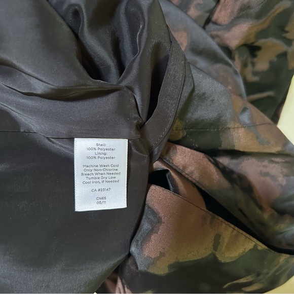 Talbots ~ new ~Women’s Petite Pleated Abstract Taffeta Full Skirt in size 20 WP - Picture 4 of 10